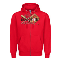 Red that's my grandson out there Zipper Hoodie - MaliasSmallBusiness