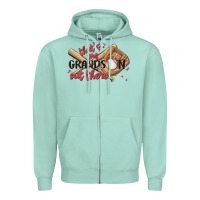 Seafoam that's my grandson out there Zipper Hoodie - MaliasSmallBusiness