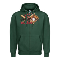 Sports Green that's my grandson out there Zipper Hoodie - MaliasSmallBusiness