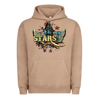 Pigment Burro Oh my stars America wings 4th of july Urban Hoodie - HowdyJamesFarm