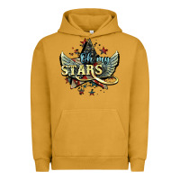 Pigment Peanut Butter Oh my stars America wings 4th of july Urban Hoodie - HowdyJamesFarm