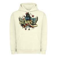 Pigment Pistachio Oh my stars America wings 4th of july Urban Hoodie - HowdyJamesFarm