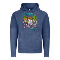 Vintage Denim Happy Easter Day Rodeo Vintage Hoodie - Neo Western
