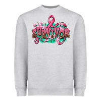 Heather Grey survivor Heavyweight Sweatshirt - AdoDesignShop