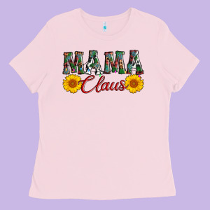 Mama Claus Ladies Tee Designed By Adodesignshop