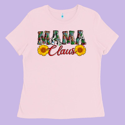 Mama Claus Ladies Tee Designed By Adodesignshop