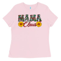 Bubblegum Pink mama claus Ladies Tee - AdoDesignShop