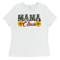 White mama claus Ladies Tee - AdoDesignShop