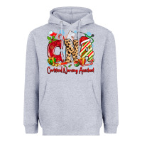 Heather Grey CNA Certified Nursing Assistant Christmas Heavyweight Hoodie - MaliasSmallBusiness