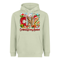 Matcha CNA Certified Nursing Assistant Christmas Heavyweight Hoodie - MaliasSmallBusiness