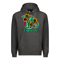 Charcoal Heather Capricorn Zodiac Premium Hoodie - Bettercallsaul