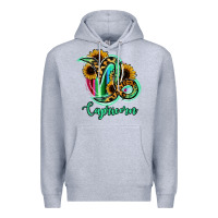 Heather Grey Capricorn Zodiac Premium Hoodie - Bettercallsaul