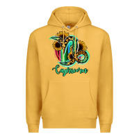 Mustard Capricorn Zodiac Premium Hoodie - Bettercallsaul
