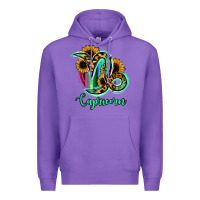 Purple Capricorn Zodiac Premium Hoodie - Bettercallsaul