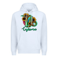 White Capricorn Zodiac Premium Hoodie - Bettercallsaul