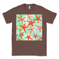 Chestnut starfish seamless pattern Classic Tee - BundleAndBundleShop