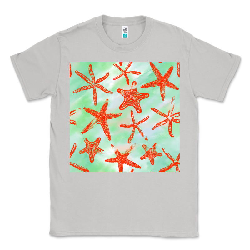 Starfish Seamless Pattern Classic Tee by BundleAndBundleShop | Teevron