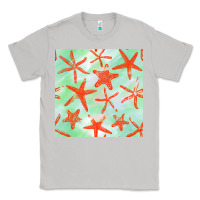 Moon Dust starfish seamless pattern Classic Tee - BundleAndBundleShop