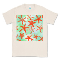 Natural starfish seamless pattern Classic Tee - BundleAndBundleShop
