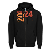 Custom Class Of 2024 Name Of School Font  Super Sn Zipper Hoodie | Teevron