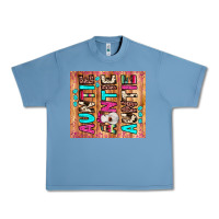 Pebble Blue auntie heifer Urban Heavy Tee - JahusDesignShop