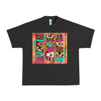 Pigment Black auntie heifer Urban Heavy Tee - JahusDesignShop