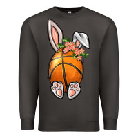 Smoke Basketball Easter Bunny Premium Sweatshirt - BundleAndBundleShop