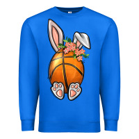 True Royal Basketball Easter Bunny Premium Sweatshirt - BundleAndBundleShop