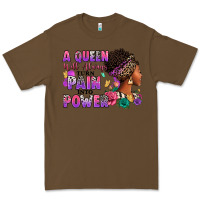 Cacao A queen will always turn pain into power Premium Tee - RanaPortraitStore