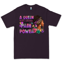 Plum A queen will always turn pain into power Premium Tee - RanaPortraitStore