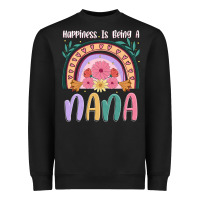 Black happiness is being a nana Heavyweight Sweatshirt - JahusDesignShop