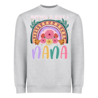 Heather Grey happiness is being a nana Heavyweight Sweatshirt - JahusDesignShop