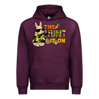 Mauve Wine The hunt is on Easter Day Urban Hoodie - HowdyJamesFarm