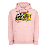 Pigment Salmon The hunt is on Easter Day Urban Hoodie - HowdyJamesFarm
