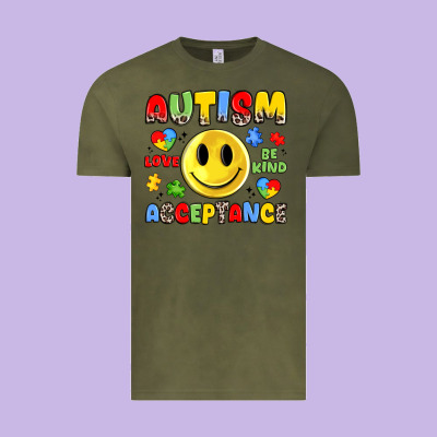 Autism Acceptance Vintage Tee Designed By Jahusdesignshop