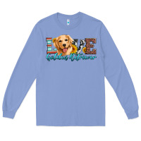 Colony Blue love golden retriever Long Sleeve Tee - Artiststas