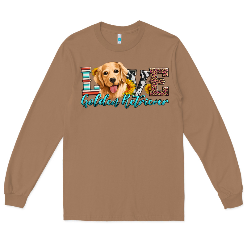 Love Golden Retriever Long Sleeve Tee by Artiststas | Teevron