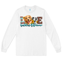 White love golden retriever Long Sleeve Tee - Artiststas