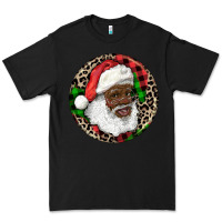 Black Afro Santa Christmas Premium Tee - RanaPortraitStore