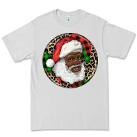 Dove Grey Afro Santa Christmas Premium Tee - RanaPortraitStore