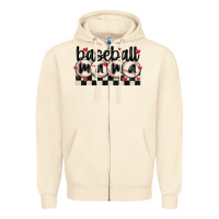 Sandshell baseball mama Zipper Hoodie - MaliasSmallBusiness