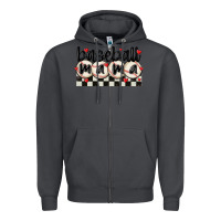 Smoke baseball mama Zipper Hoodie - MaliasSmallBusiness