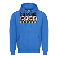 True Royal baseball mama Zipper Hoodie - MaliasSmallBusiness