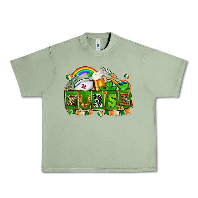 St Patricks Nurse Urban Heavy Tee by AdoDesignShop | Teevron