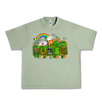 Oil Green st patricks nurse Urban Heavy Tee - AdoDesignShop