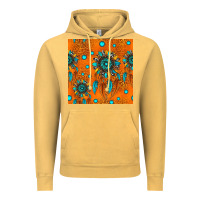 Vintage Mustard western dreamcatchers seamless pattern Vintage Hoodie - HRA Design Shop