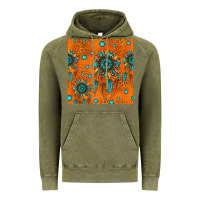 Vintage Olive western dreamcatchers seamless pattern Vintage Hoodie - HRA Design Shop