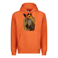 Carrot Zebra With Sunflowers Premium Hoodie - Bettercallsaul