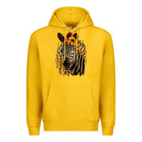 Lemon Zebra With Sunflowers Premium Hoodie - Bettercallsaul