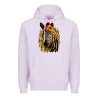 Lilac Zebra With Sunflowers Premium Hoodie - Bettercallsaul
